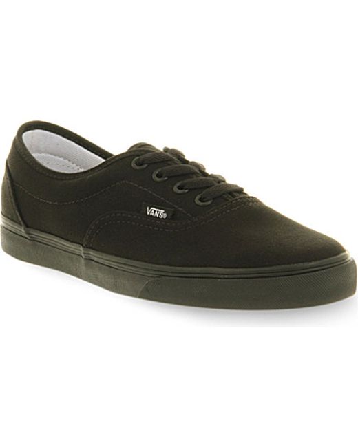 Vans Lpe Canvas Trainers in Black for Men (Black/White/Gum) - Save 14% ...