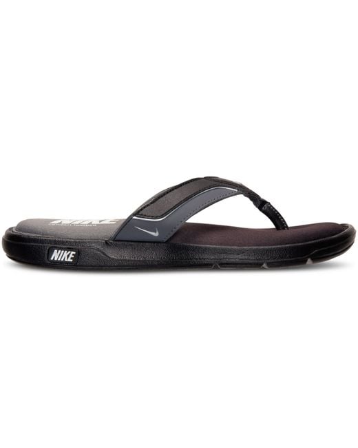 Nike Men's Solarsoft Comfort Thong Sandals From Finish Line in Black for  Men | Lyst