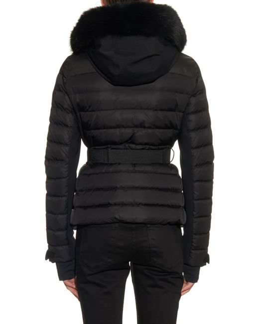 moncler ski jacket black