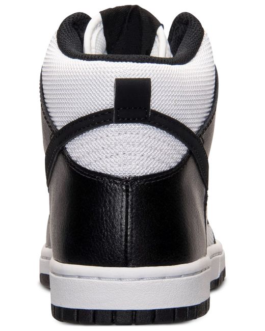 nike dunk high skinny black