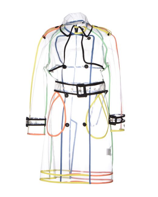 Wanda Nylon Multicolor Full-Length Jacket