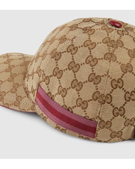 Gucci Original Gg Canvas Baseball Hat in Natural for Men | Lyst