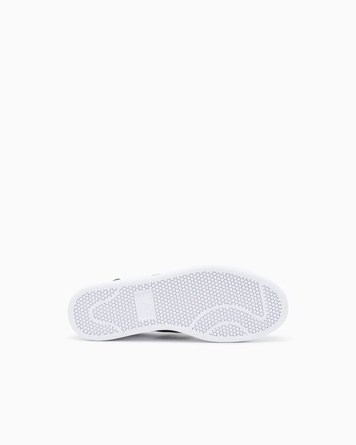EA7 White Classic Sneakers