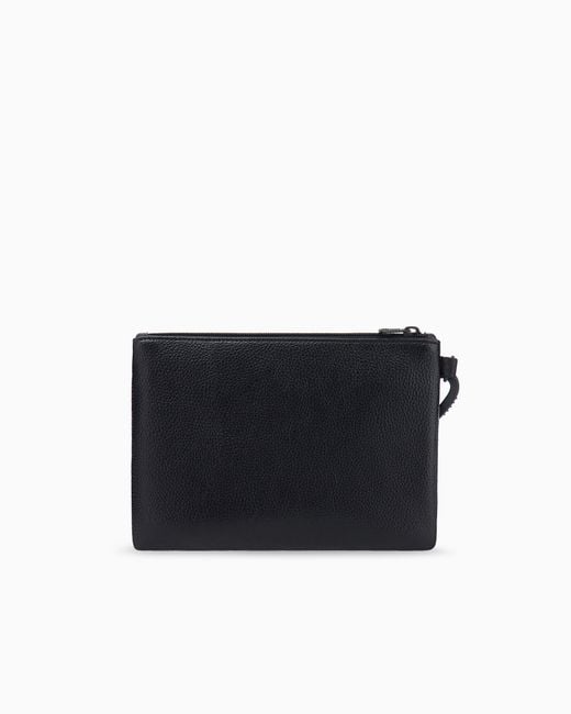 EA7 Black Handbag Pouch Regular Fit
