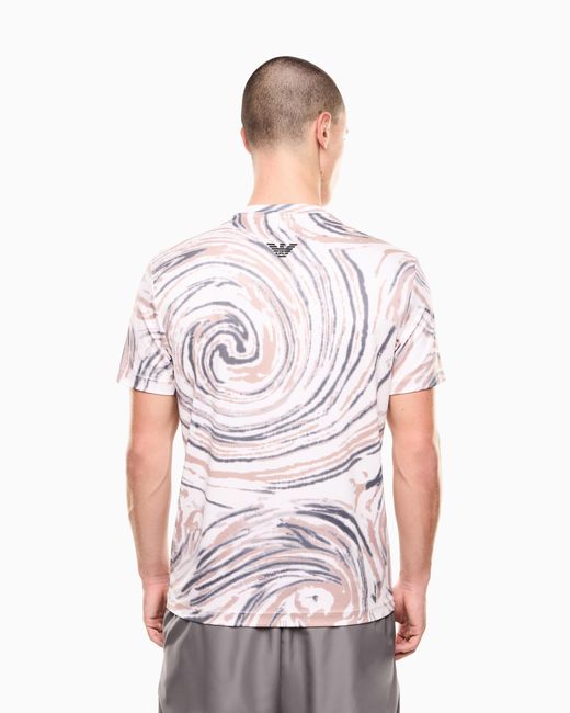 T-Shirt di EA7 in White da Uomo