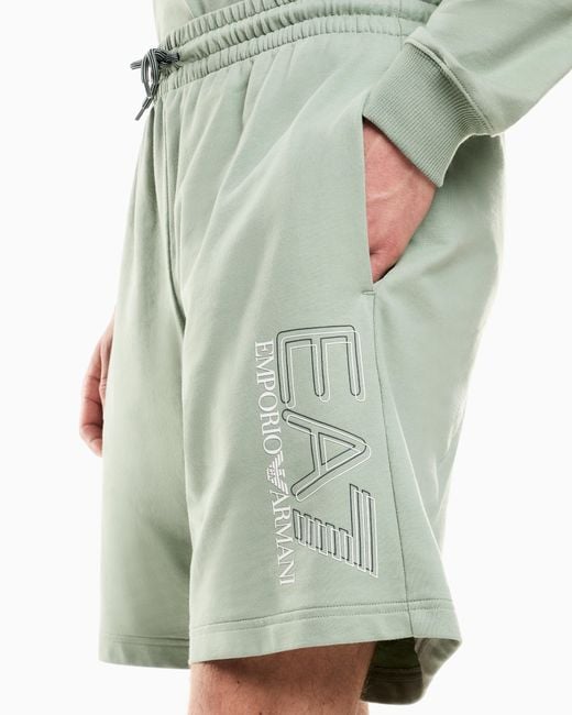 EA7 Green Visibility Shorts for men