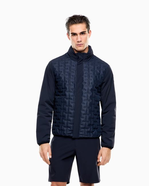 EA7 Blue Golf Pro Ventus7 Technical Fabric Jacket for men