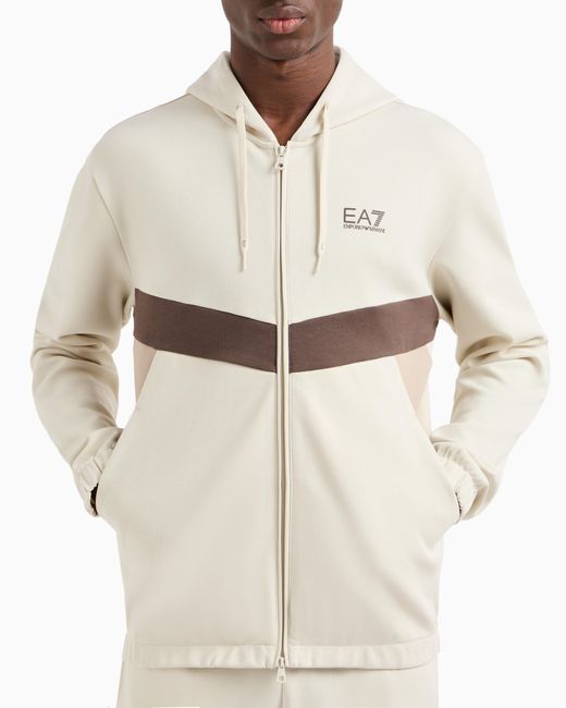 Tuta Summer Block di EA7 in Natural da Uomo