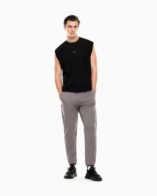 EA7 Black Dynamic Athlete Tank Top for men