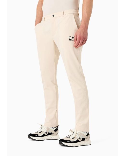 EA7 Natural Golf Pro Stretch-nylon Trousers for men