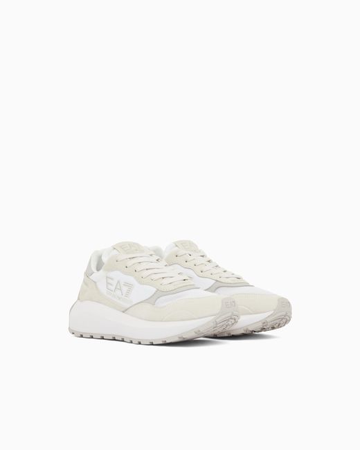 EA7 White Wader Sneakers
