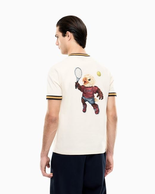 EA7 Natural T-Shirt Graphic Series Regular Fit for men