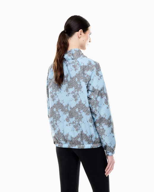 EA7 Blue Dynamic Athlete Reversible Jacket
