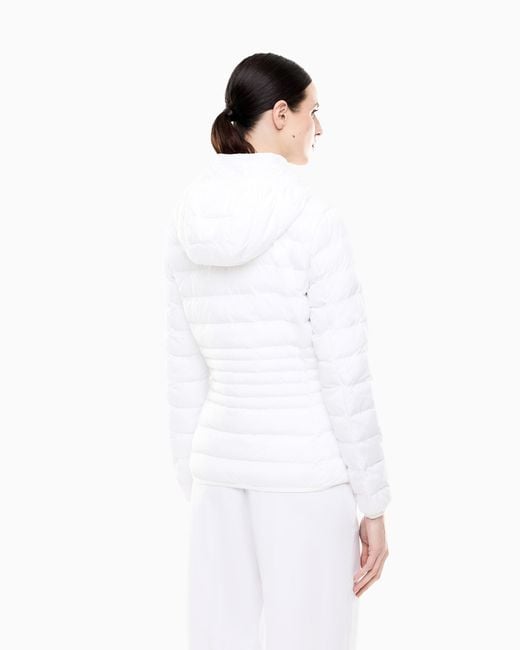 EA7 White Padded Jacket