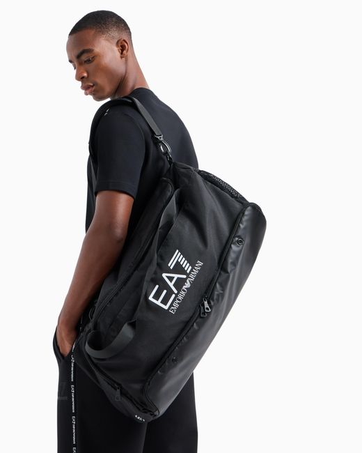 Borsone Con Maxi Logo di EA7 in Black