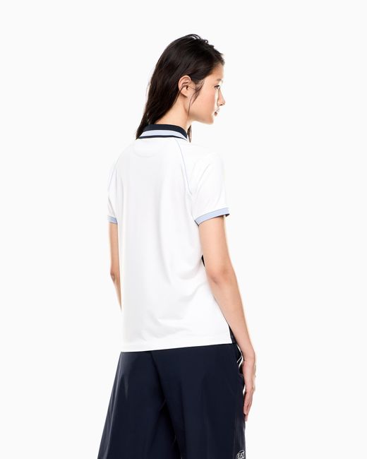 EA7 Blue Golf Pro Polo Shirt