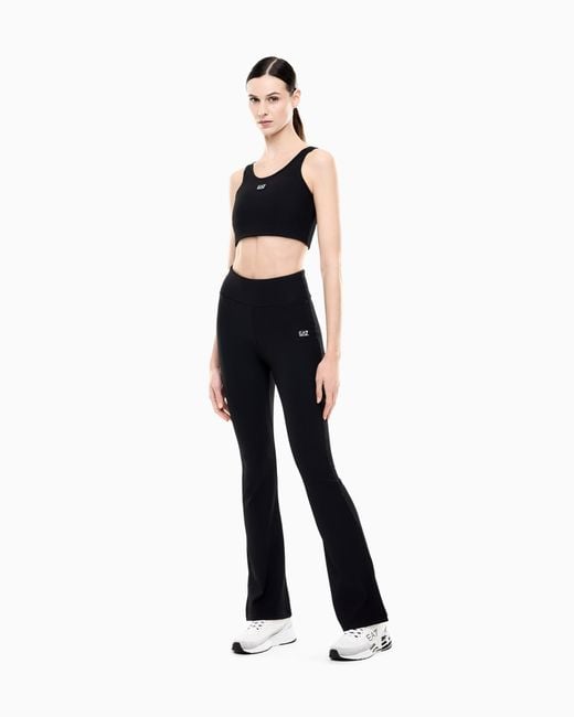 EA7 Blue Medium-Support Sports Bra Dynamic Athlete