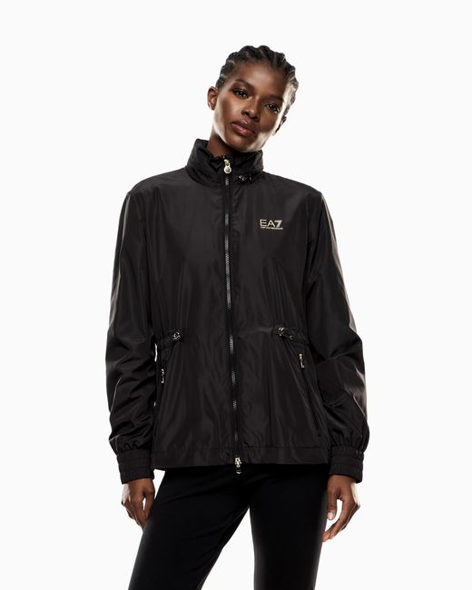 EA7 Black Core Lady Nylon Jacket