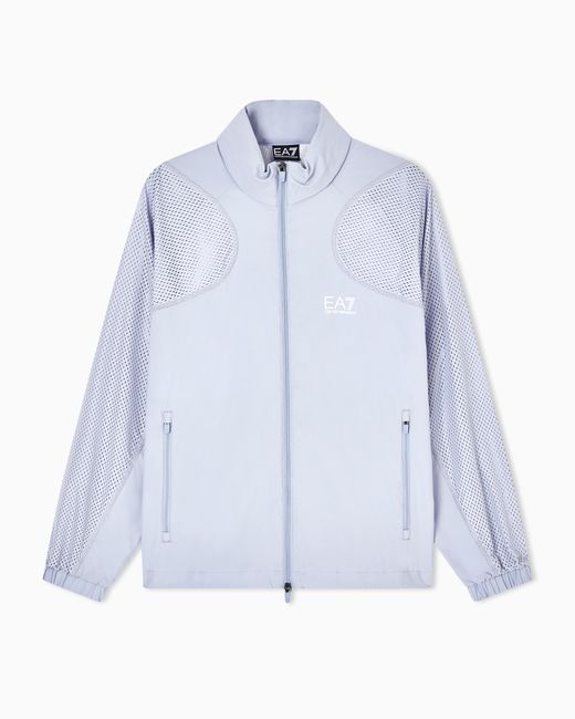 Giacca Full Zip Dynamic Athlete di EA7 in Blue