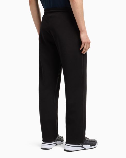 EA7 Lux Identity Interlock-Hose Aus Baumwoll-Mischung in Black für Herren