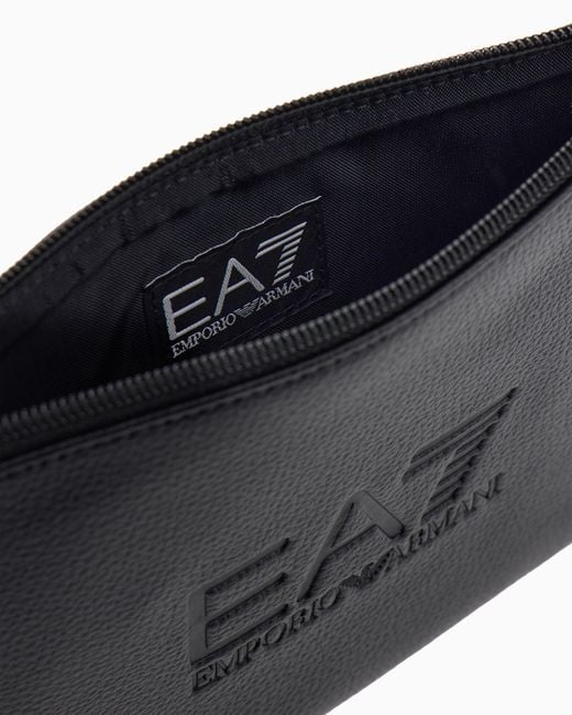 EA7 Black Handbag Pouch Regular Fit