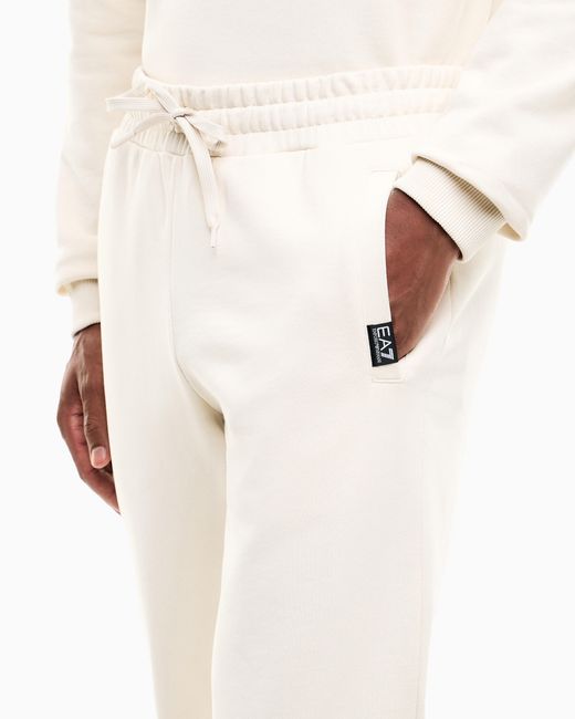 EA7 Natural Slim-Fit Trousers Logo Series for men