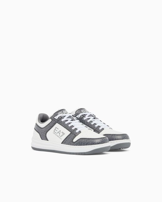 EA7 White Slasher Sneakers