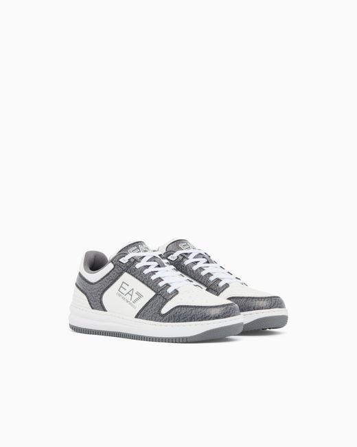 EA7 White Slasher Sneakers
