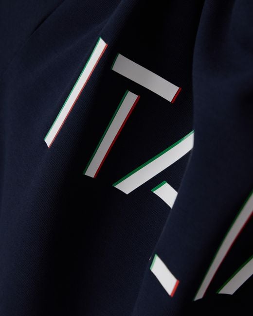 EA7 Blue Italian Spirit Cotton-Blend Tracksuit for men