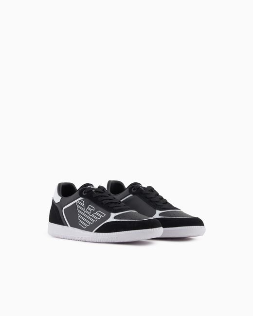 EA7 White High-Top Sneaker