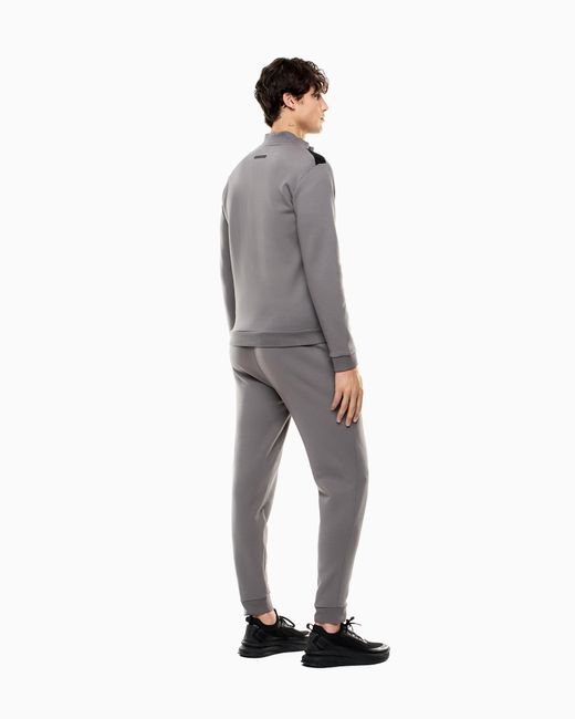 EA7 Gray Dynamic Athlete Tracksuit for men
