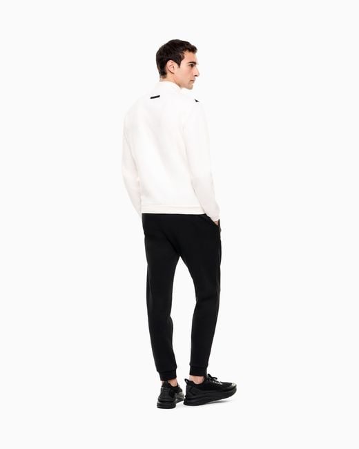 EA7 White Dynamic Athlete Tracksuit for men