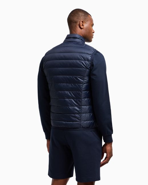 Gilet Packable Core Identity di EA7 in Blue da Uomo