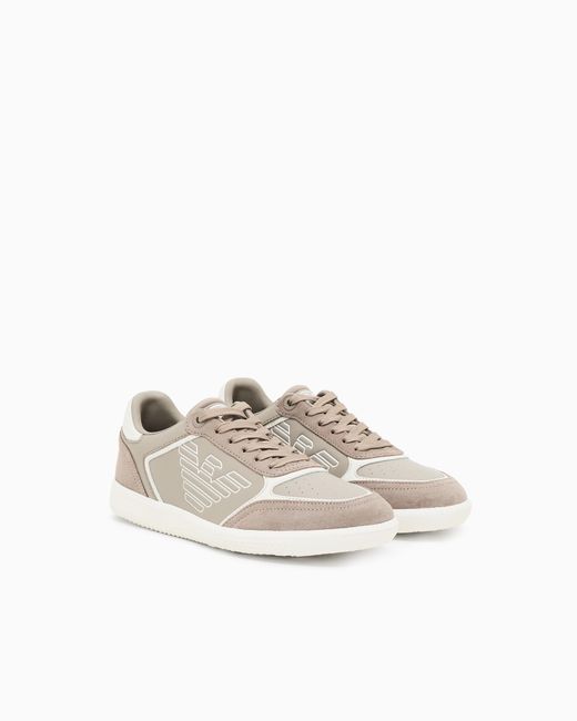 EA7 White High-Top Sneaker