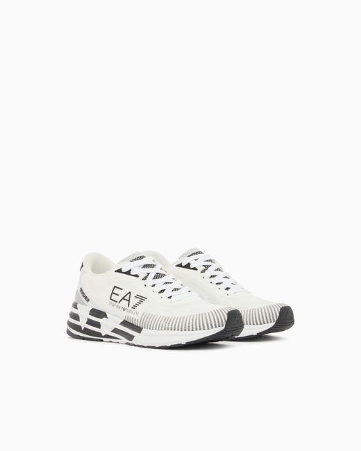 EA7 White Sneakers Crusher Distance