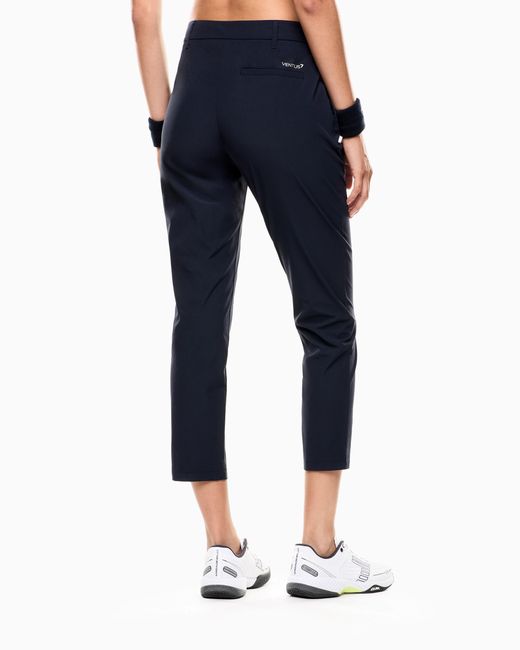 EA7 Blue Golf Pro Straight-Cut Trousers