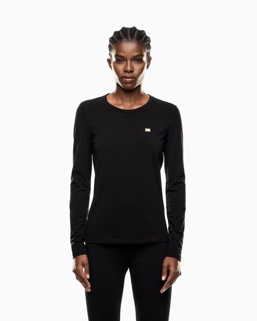 EA7 Blue Crew Neck T-Shirt