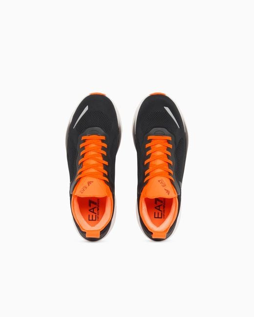 EA7 Blue Nitro Wave Sneakers
