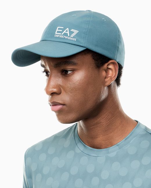 EA7 Green Baseball Hat Tennis Pro