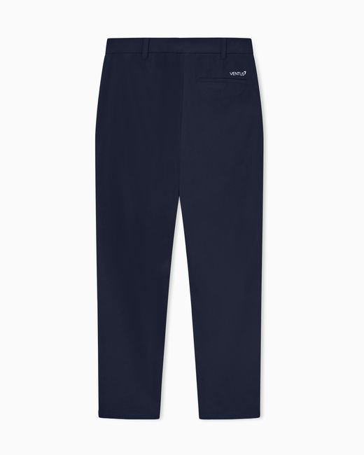 EA7 Blue Golf Pro Straight-Cut Trousers