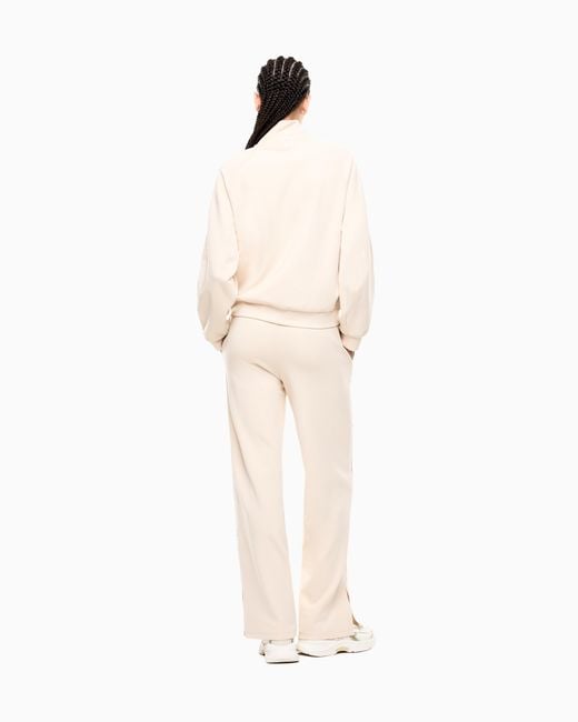 EA7 White Logo Series Stretch Modal Blend Tracksuit