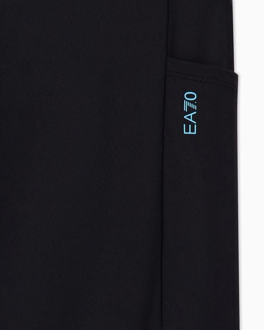 EA7 Blue Slim-Fit Leggings 7.0