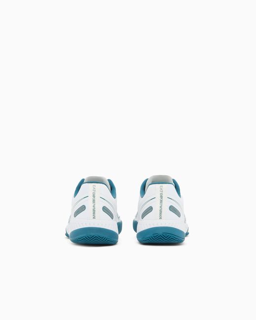 EA7 Blue Tennis Sneaker
