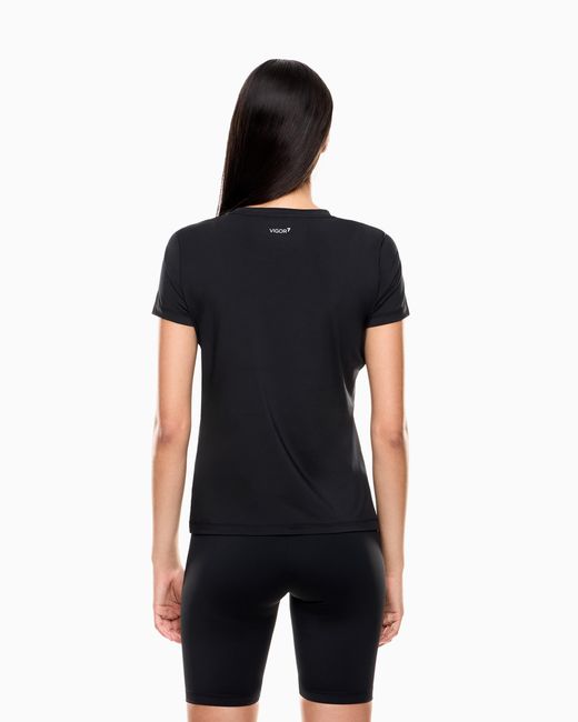 EA7 Black T-Shirt Vigor7 Slim Fit