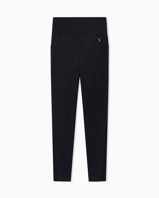 EA7 Blue Slim-Fit Leggings 7.0