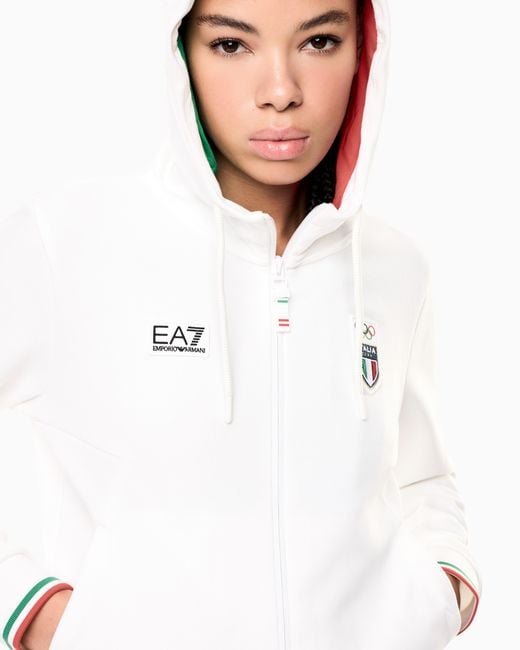 Italia Team Tuta di EA7 in White
