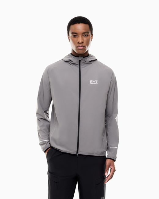 EA7 Gray Regular Fit Sweatshirt Ventus 7 for men