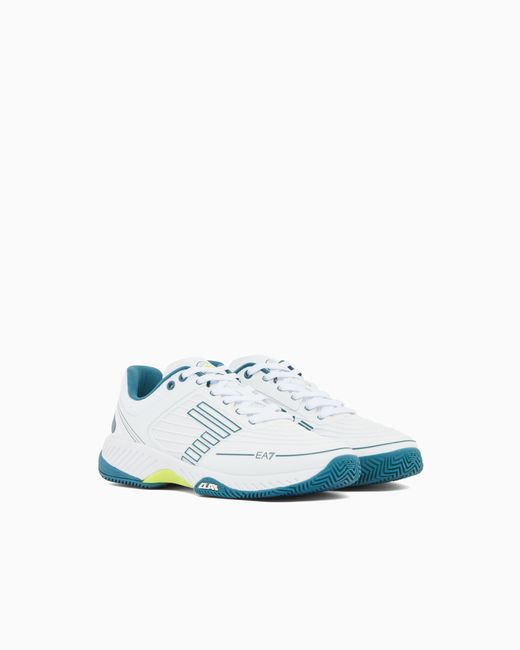 EA7 Blue Tennis Sneaker