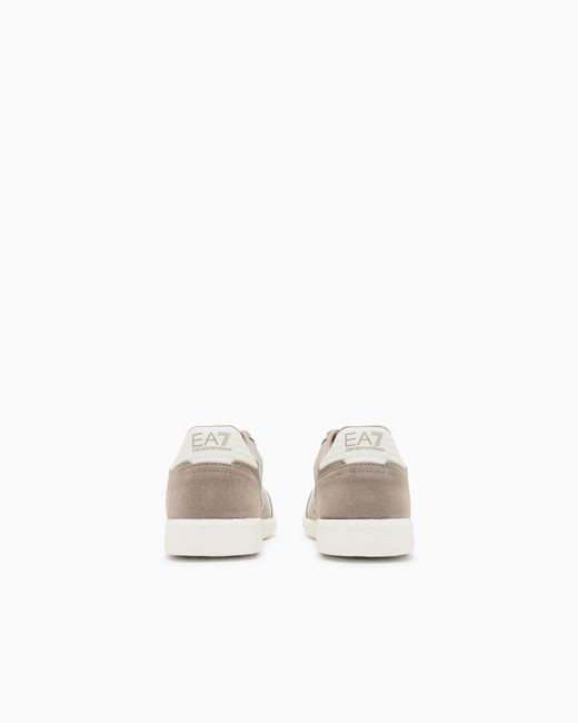 EA7 White High-Top Sneaker