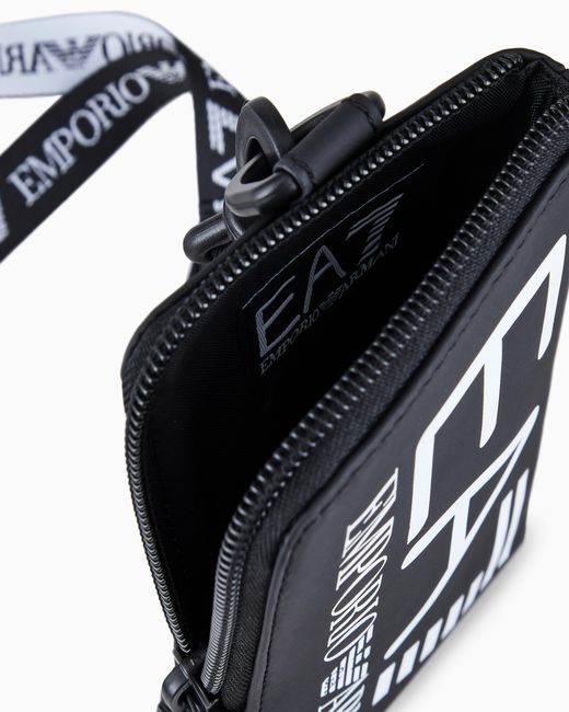 EA7 White Mobile Phone Holder With Oversized Logo